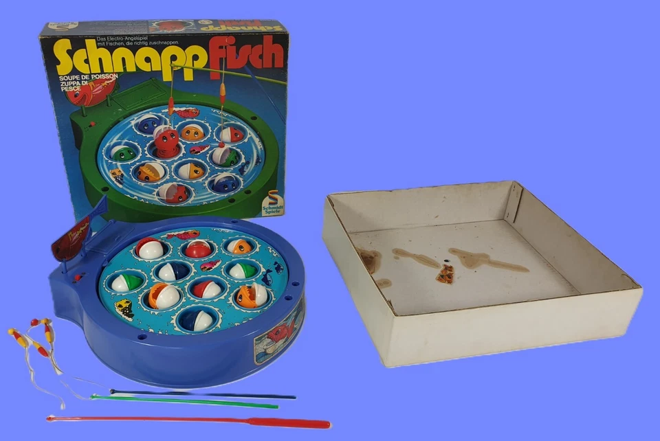 ⭐Schnapp Fisch Brettspiel von Schmidt Spiele aus den 80er Jahren⭐ - Bild 1 von 4