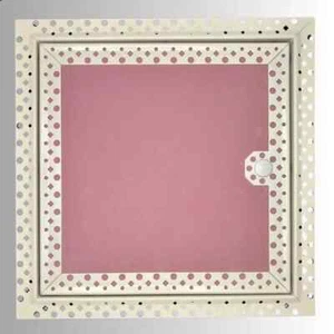 Plasterboard Access Panel Fire Rated Inspection Hatch Beaded Frame Lock & Key - Picture 1 of 5