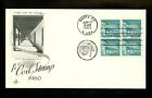 US FDC #1054A Artcraft M-5 1960 Santa Fe neuf comme neuf Palace Governors Liberty Series