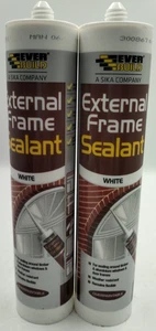 2x Everbuild Sigillante per Telaio Esterno Uso Interno ed Esterno Bianco 290ml - Foto 1 di 6