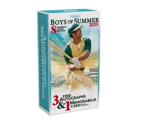 2025 Panini Boys of Summer Baseball Scatola sigillata hobby 6/25 spedizione gratuita 8 carte - Foto 1 di 7