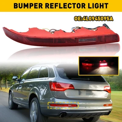 Fit 奥迪 Q7 4L 2006 - 2015 后左下保险杠反射器反尾灯红色 — 第 1/4 张图片