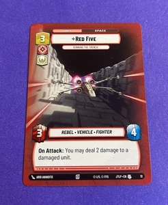 Promo Red Five Weekly - JTLP 12 NM - Star Wars Unlimited - Foto 1 di 1