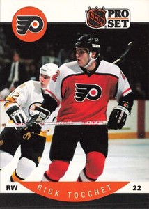 Rick Tocchet 1990 Pro Set #225 Philadelphia Flyers