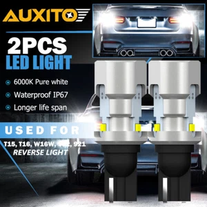 2X AUXITO Canbus 912 921 T15 W16W Bombilla LED Blanca para Luz de Retroceso de Coche - Imagen 1 de 12