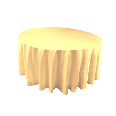 Paquete de 10 manteles redondos de poliéster de 120 pulgadas 24 COLORES manteles boda fiesta Foto 1 de 4