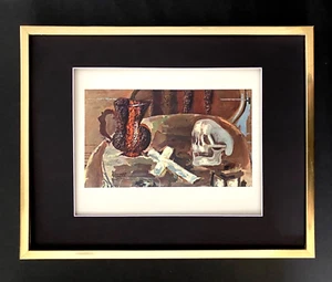 GEORGES BRAQUE + 1948 AWESOME SIGNED PRINT + MATTED & FRAMED + BUY IT NOW!! - Picture 1 of 3