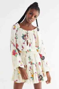 Cleobella Floral Mini Hadley Dress Size M - Picture 1 of 21