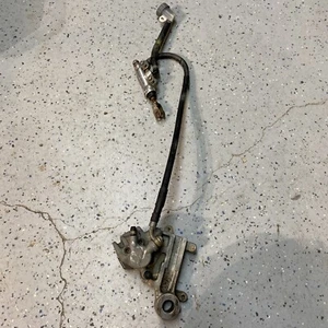 1993 RM125 RM 125 complete OEM rear brake Caliper, Line , Master Cylinder - Picture 1 of 7