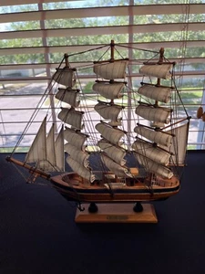 Heritage Mint Nautical Collection Flying Cloud Clipper Ship Wooden Model 13" - Picture 1 of 7