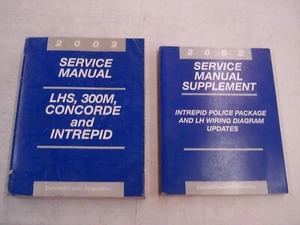 2002 DODGE CHRYSLER INTRPID 300M CONCORDE LHS SHOP MANUALS SERVICE BOOKS REPAIR - Picture 1 of 2