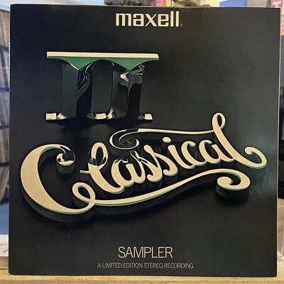 [POP/CLASSICAL]~EXC LP~VARIOUS ARTISTS~Maxell~Classical Sampler~[1980~RCA~Issue] - Image 1 of 4