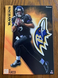 JOE FLACCO 2016 Baltimore Ravens uni w/ Logo Fathead Mini Card #22 L@@K - Picture 1 of 2
