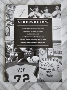 Rare Sports Magazine Albersheims Internet & Phone Auction Magazine 2004 - Picture 1 of 9