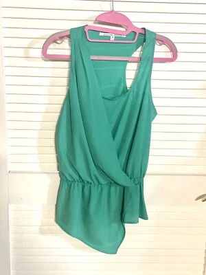 Blusa túnica verde COLLECTIVE CONCEPTS talla pequeña mujer usada en excelente estado Foto 1 de 4