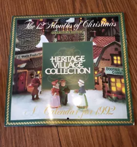 Department 56 Heritage Dickens Village Calendar 12 Months of Christmas 1992 - Picture 1 of 3