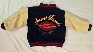 Vintage GAP Kids Wool / Leather Varsity Team Varsity Jacket Korea - Picture 1 of 8