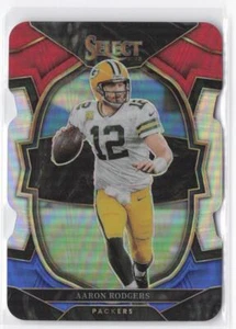 2022 Panini Select Aaron Rodgers #55 Red and Blue Prizm Die Cut - Picture 1 of 2