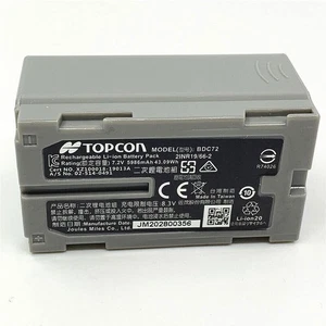 Li-ion Battery BDC72 For Topcon GM-52 Total Station 7.2V 5986mAh BDC72 battery - Picture 1 of 4