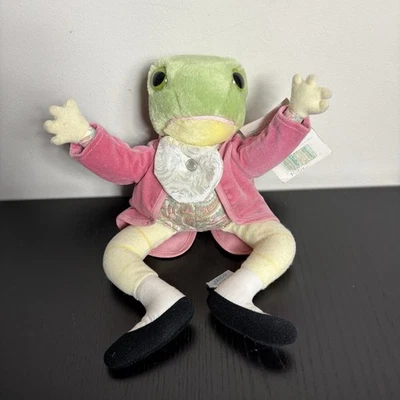 Vintage 90s EDEN Plush Mr. Jeremy Fisher Frog Stuffed Animal Beatrix Potter - Image 1 of 4