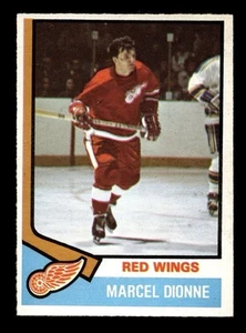 1974-75 Topps Set-Break # 72 Marcel Dionne EX (wax stain pics) - Picture 1 of 3