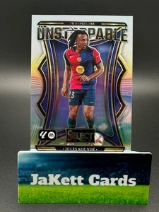 2024-25 Panini Select La Liga - Unstoppable Jules Kounde #8 Prizm - FC Barcelona - Picture 1 of 2