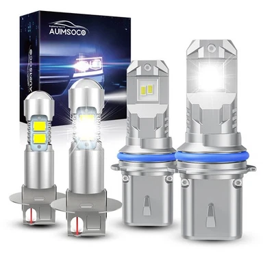 Kit de 4 faros antiniebla LED 9004 H3 para Volkswagen Golf 1990 1991-1996 Foto 1 de 4