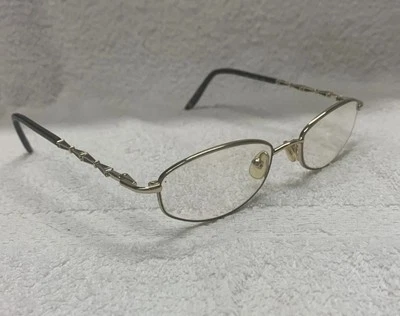Gafas Liz Claiborne doradas/negras 53 18 140 L311 FQ8 MARCO SOLAMENTE Foto 1 de 4