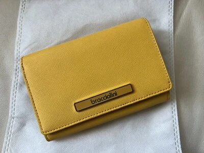 Braccialini Portafoglio Giallo Pelle Saffiano - Immagine 1 di 4