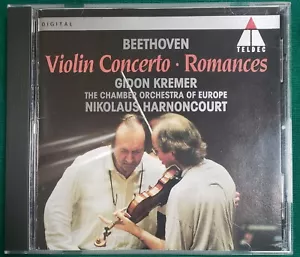 Beethoven (CD) Violin Concerto, Romances, Gidon kremer, Nikolaus Harnoncourt New - Picture 1 of 3