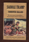SADDLE TRAMP - Todhunter Ballard - 1958 Western action paperback book