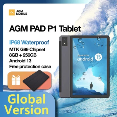 Global Version AGM Pad P1 Rugged Tablet 10.36inch 8GB+256GB Android 13 Octa Core - Image 1 of 4