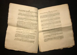 PROCÉS-VERBAL ORIGINAL DES DÉLIBÉRATIONS DE L'ORDRE DE LA NOBLESSE DE NIMES 1789 - Imagen 1 de 3