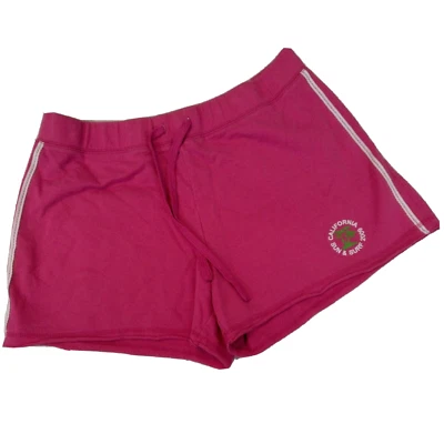 Pantalones Cortos Informales Cato Para Mujer Med Rosa Cintura Elástica Cordón Foto 1 de 3