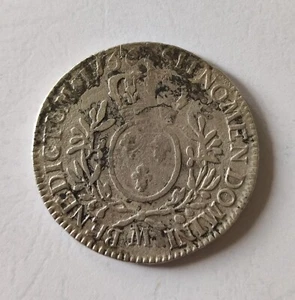 Taler LOUIS XV mit Olivenzweigen 1736 M - Bild 1 von 3