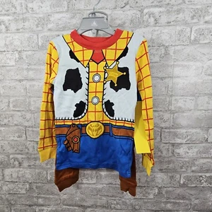 NWT Disney Store Woody Costume PJ Pal Pajama Set Toy Story Boys Sheriff Size 5 - Picture 1 of 5