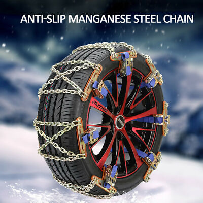 Car Wheel Tire Snow Anti-skid Chains For Truck SUV Winter Ice-Breaker Universal • 17.89€