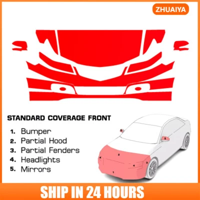 PreCut Paint Protection Film Clear Bra PPF Kit For Acura TSX A-Spec 2006-2008 - Image 1 of 4