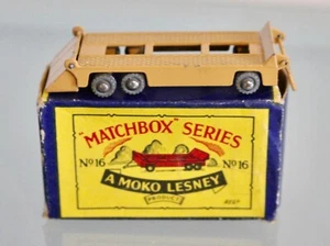 Matchbox Series Moko Lesney No. 16 Low Loading Trailer VNM & Boxed - Picture 1 of 6