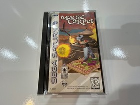 Magic Carpet (Sega Saturn, 1996) CIB Complete in Box with Manual Tested EXC!