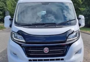 FOR FIAT DUCATO & PEUGEOT BOXER 2014 - 23 BONNET WIND DEFLECTOR PROTECTOR GUARD - Picture 1 of 7