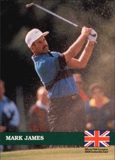 1992 Pro Set PGA Golf Trading Cards #E19 Mark James RC