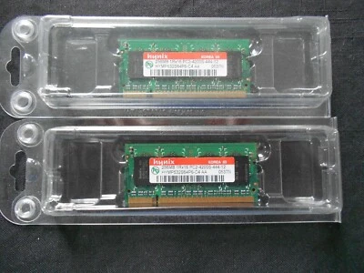 2 - Hynix Ram, 256MB 1Rx16 PC2-4200S-444-12 / HYMP532S64P6-C4 AA 0537N used - Image 1 of 2