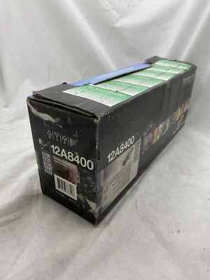12A8400 (24015SA) OEM Lexmark Black Toner. Minor Damaged Box - Image 1 of 3