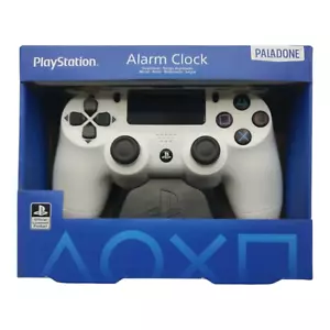 PlayStation White DualShock 4 Controller Paladone Alarm Clock - Picture 1 of 7