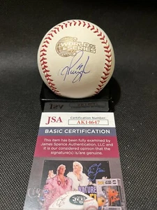 AJ Pierzynski Chicago White Sox Signed 2005 WS World Series 05 Baseball ~ JSA - Picture 1 of 5