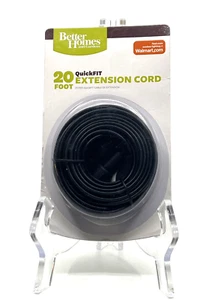 Better Homes and Gardens QuickFIT Extension Cord, 20 Foot ~ NEW - Picture 1 of 3