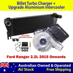 Upgrade Billet Turbo Charger With 70mm Intercooler For Ford Ranger 2.2L 2015- - Picture 1 of 11