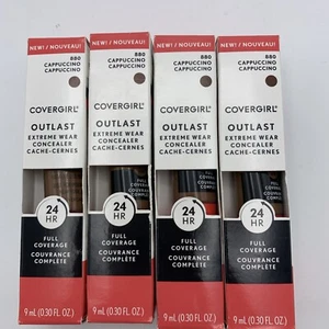 NEW 4 PACK COVERGIRL Outlast Extreme Wear 24HR Concealer 880 Cappuccino - Picture 1 of 1