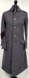 British Military Grey Household Division Sergeant Bandsman Greatcoat, 176/92/80 - Picture 1 of 9